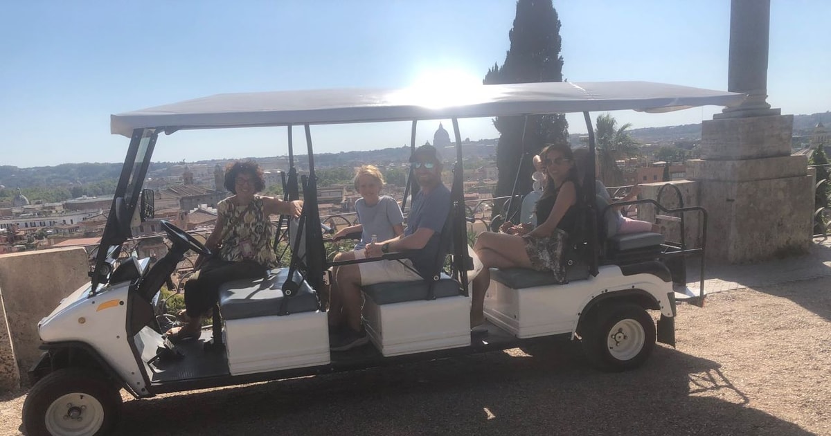 Rome: City Highlights Tour in an E-Golf Cart with Prosecco | GetYourGuide