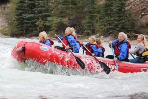 Avventura di rafting per famiglie nel Parco nazionale di Jasper