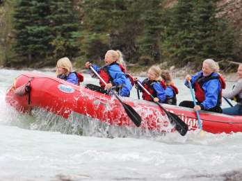 Jasper National Park Familienfreundliches Rafting-Abenteuer