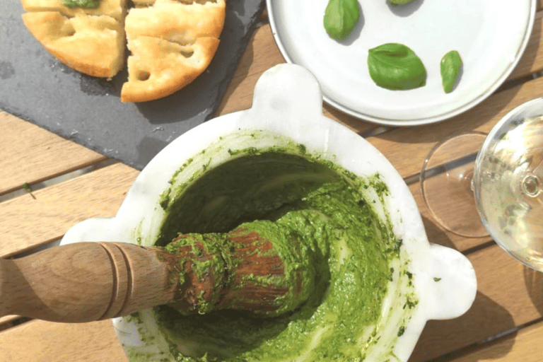 Manarola: Authentic Pesto Making Class at Cinque Terre