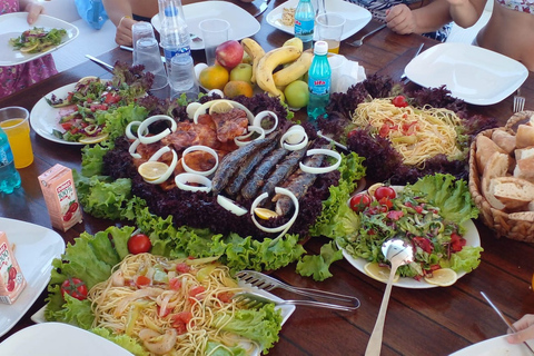 Stadt Side: Halbtägige private Yachttour mit Essen und Getränken