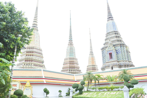 Bangkok: recorrido privado a pie de medio día por Wat Pho y Wat Arun