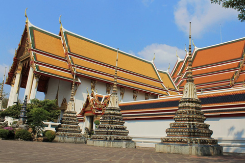 Bangkok: Półdniowa prywatna wycieczka piesza do Wat Pho i Wat Arun