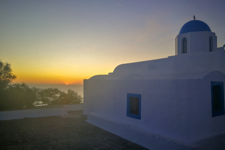Santorini: tour privado al amanecer con desayuno y visita a OiaFira: tour privado al amanecer con desayuno y visita a Oia