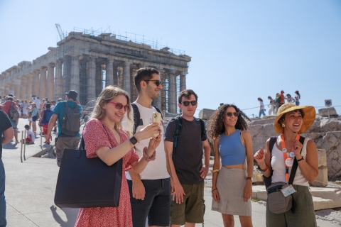 Acropole : visite guidée sans billetVisite guidée pour les non-ressortissants de l'UE