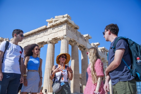 Wycieczka z przewodnikiem po Akropolu i muzeum bez biletówWycieczka z przewodnikiem dla obywateli UE