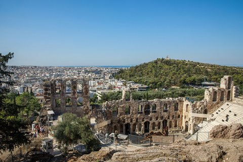 Vanaf Cruise Port: de Acropolis en Athene Highlights TourRondleiding zonder toegangskaarten voor niet-EU-burgers