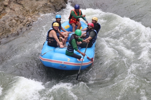 Phuket Adventure: Monkey Cave, Rafting, Zip Line & Waterfall Tour without ATV