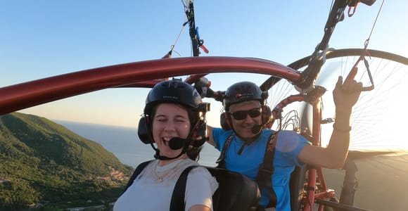 Corfu: Tandem Paratriking Flight over Corfu