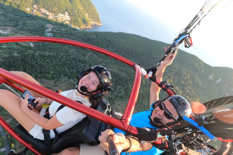 Corfu: Scenic Island Tandem Paragliding Flight