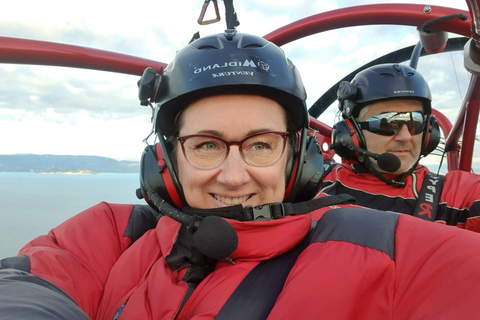 Corfú: vuelo en parapente en tándem por la isla escénica