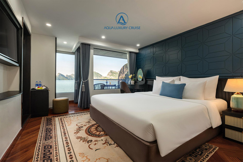 Hanoi: 2-Day Ha Long, Lan Ha 5-Star Cruise w/ Balcony Cabin Bay Light Suite with private balcony and bathtub (1st floor)