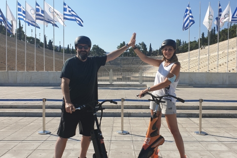Akropolis Tour & Hoogtepunten Athene per elektrische Trikke Bike