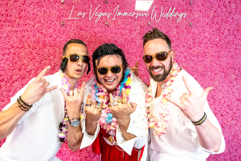 Las Vegas: Elvis-Hochzeit mit Las Vegas-Schild Fotos inbegriffen