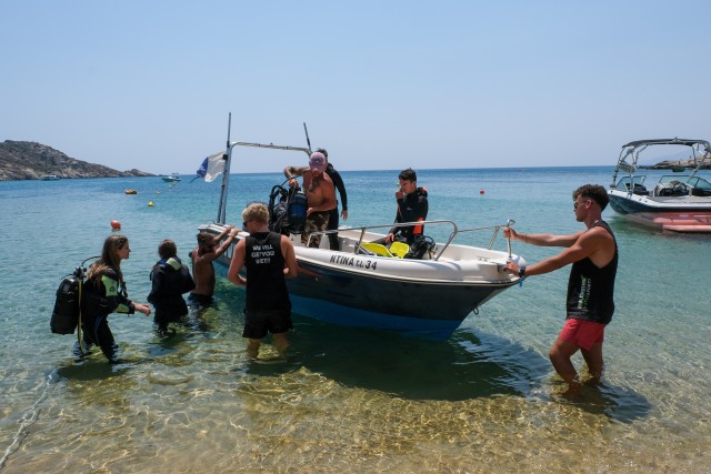 Visit Mylopotas Boat Cruise and Shipwreck Scuba Diving in Ios, Greece