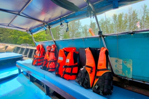 Krabi: barco privado de lujo de cola larga a la isla de HongKrabi: tour privado al atardecer en bote de cola larga por la tarde