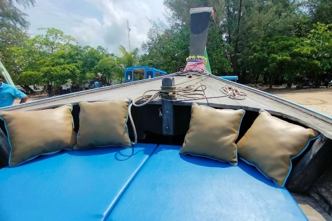 Krabi: barco privado de lujo de cola larga a la isla de HongKrabi: tour privado en barco de cola larga para madrugadores