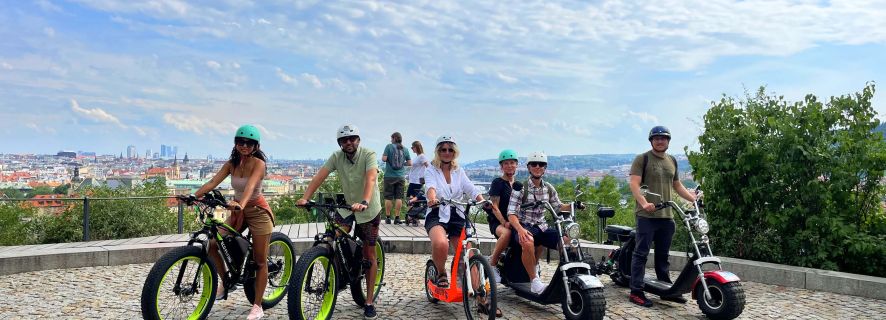 Praha: Electric Trike Viewpoints Tour med guide