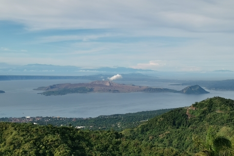 Desde Manila: tour por la isla del volcán Taal y las cataratas de Pagsanjan