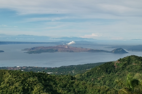 Au départ de Manille : Visite guidée en bateau du lac du volcan TaalEruption du volcan Taal et visite guidée en bateau