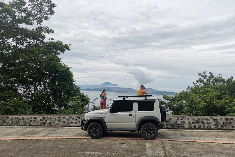 Au départ de Manille : Visite guidée en bateau du lac du volcan TaalEruption du volcan Taal et visite guidée en bateau