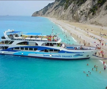 Nydri: Ionian Islands Full-Day Boat Cruise with Swim Stops