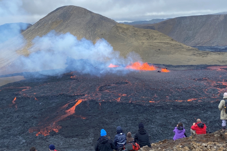 Z Reykjaviku: wycieczka po wulkanie i wizyta w Sky Lagoon