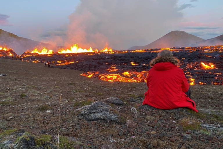 Z Reykjaviku: wycieczka po wulkanie i wizyta w Sky Lagoon