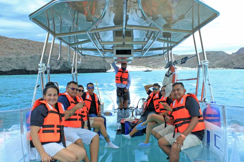 La Paz Transparent Boat Tour with Mushroom Rock GetYourGuide