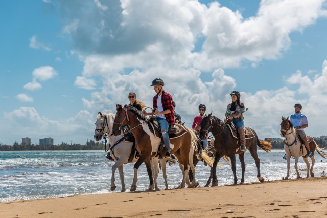Visit Carabalí Rainforest Park Beach Horseback Riding in Isla Verde