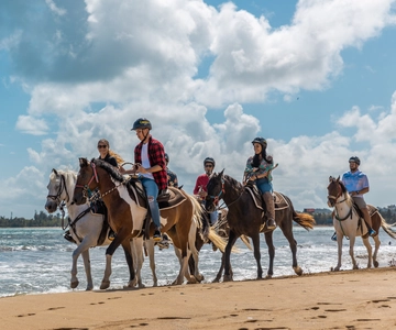 Carabalí Rainforest Park: Beach Horseback Riding