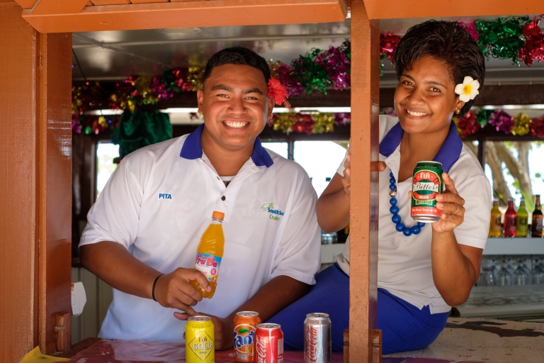 Fiji: South Sea Island Tour with Cruise, Snorkel & BBQ Lunch Transfers from Coral Coast/Sonaisali/Natadola/Momi Bay