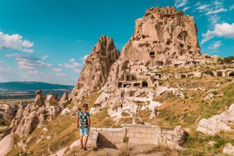 Cappadocia: Guided Red Valley Sunset Tour w/Night Light show