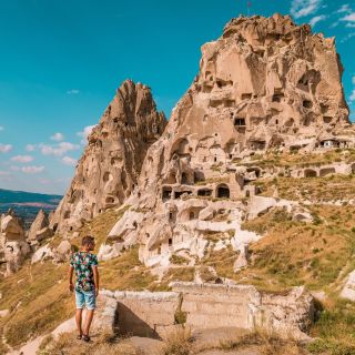 Cappadocia: Guided Red Valley Sunset Tour w/Night Light show