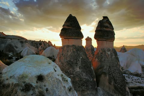 Cappadocia: Guided Red Valley Sunset Tour w/Night Light show