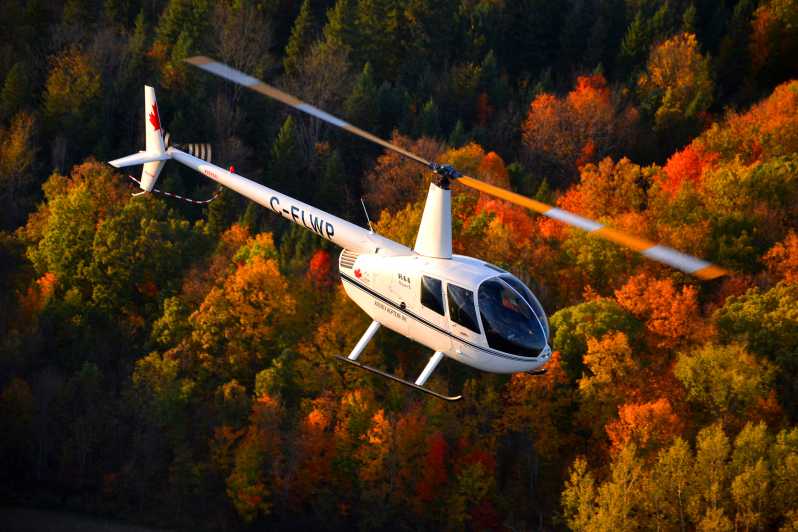 Gananoque: Helicopter Tour with Craft Brewery Stop and Lunch