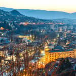 Sarajevo: Tour a piedi notturno della città