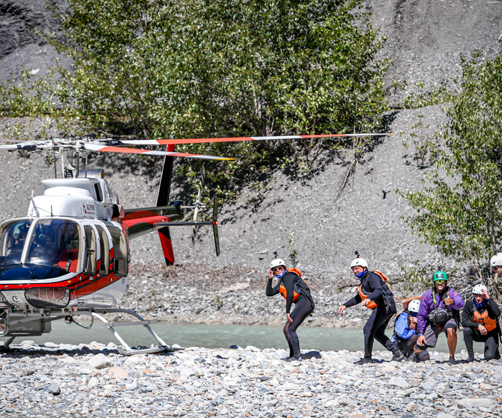 Golden: Heli Rafting Full Day on Kicking Horse River