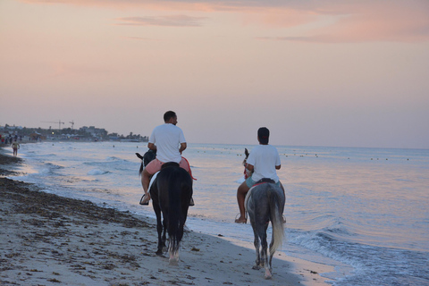 Djerba: 2 Stunden Reiten am Strand