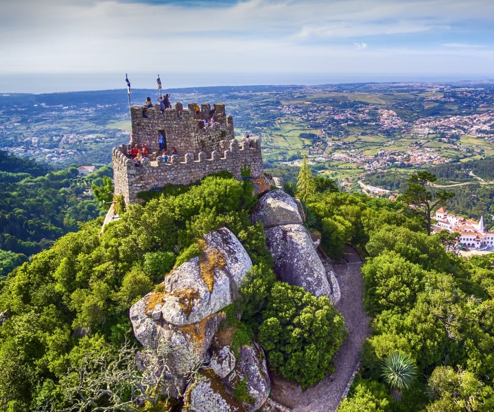 Sintra: billet électronique d'entrée au château maure avec visite audio