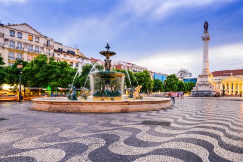 Lisbon: Baixa and Chiado Districts Self-Guided Walking Tour