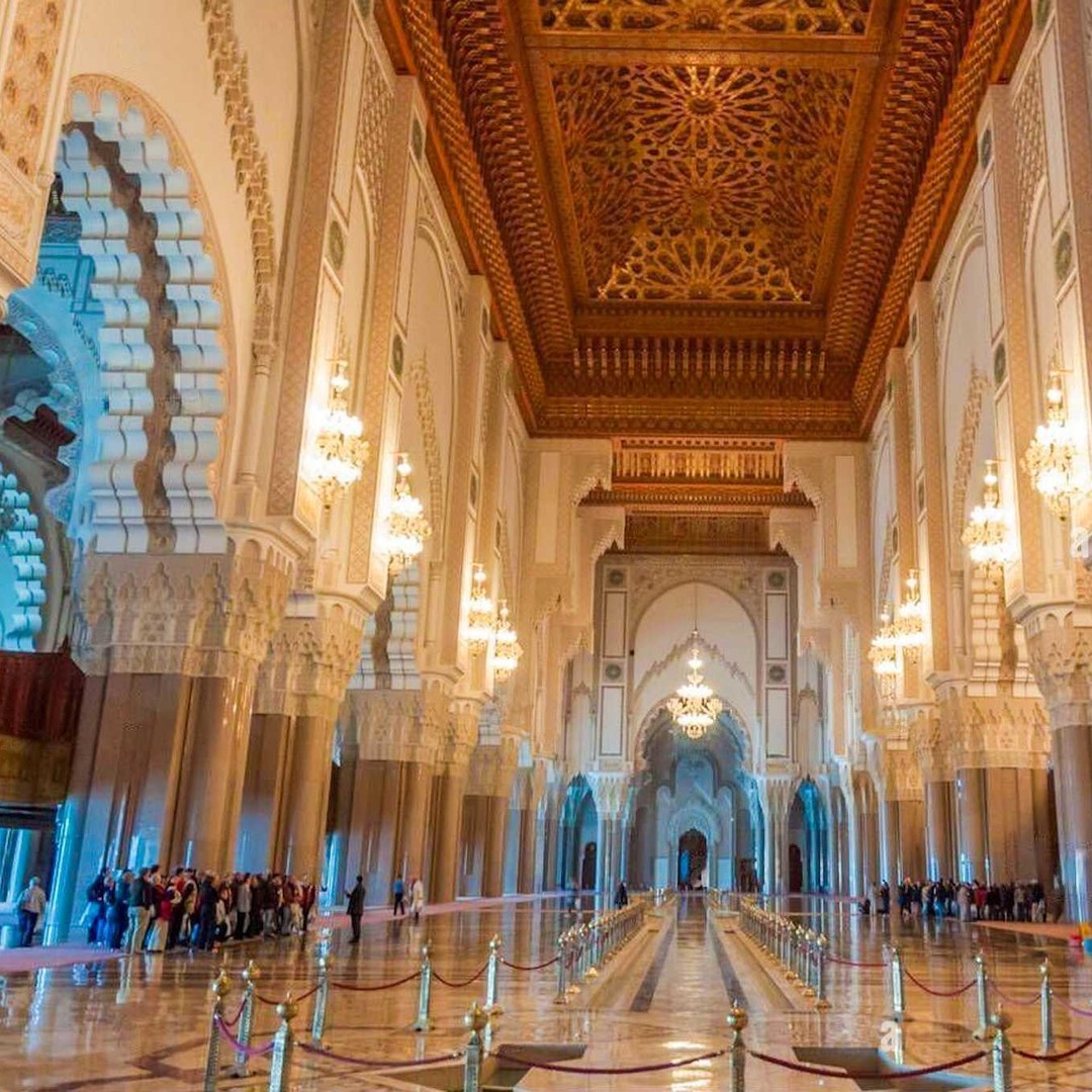 Casablanca : visite guidée privée avec billet pour la mosquée Hassan II - medina