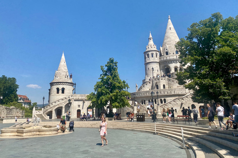 Budapeste: excursão a pé autoguiada pelo distrito do castelo