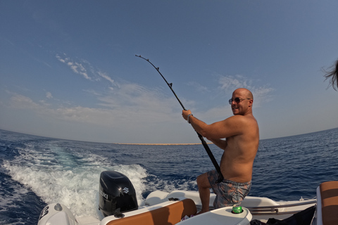 Hurghada: Speedboat Fishing Trip, Trolling & Snorkelling Hurghada: Fishing morning or sunset Trip