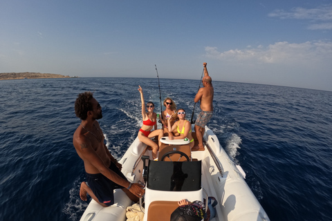 Hurghada: Speedboat Fishing Trip, Trolling & Snorkelling Hurghada: Fishing morning or sunset Trip