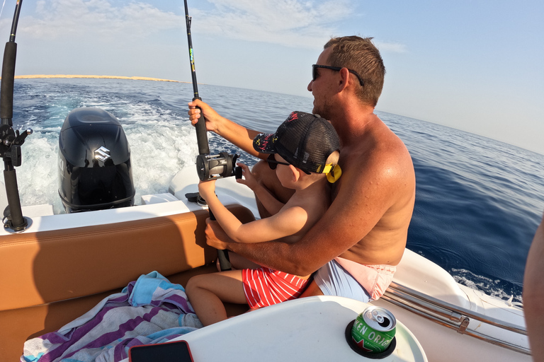 Hurghada: Speedboat Fishing Trip, Trolling & Snorkelling Hurghada: Fishing morning or sunset Trip