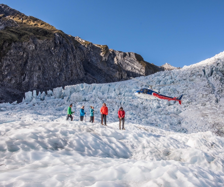 Franz Josef: elicottero del ghiacciaio di mezza giornata e tour escursionistico