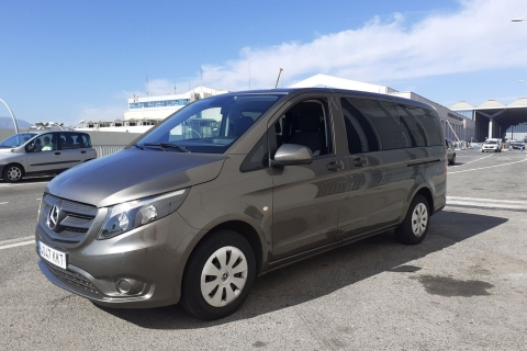 Costa del Sol: Private 1-Way Transfer to/from Malaga Airport From Malaga Airport to San Pedro de Alcántara