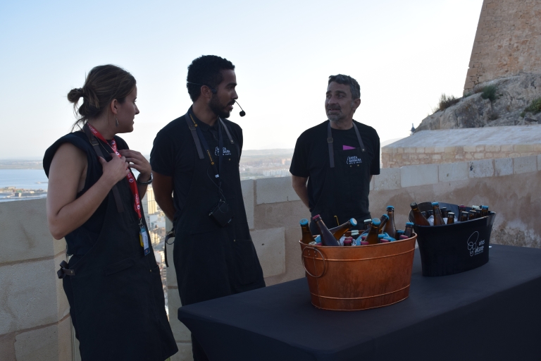 Alicante: Craft Beer Verkostung auf der Burg Santa Barbara