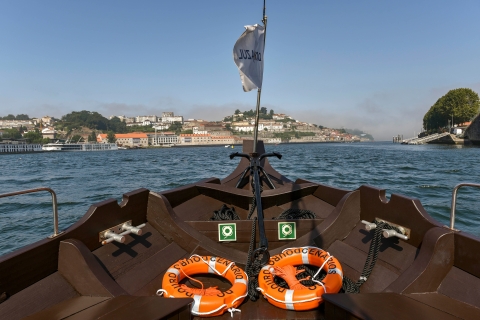 Porto: Brückenkreuzfahrt & optionaler Besuch der Welt der Entdeckungen50-minütige Brückenkreuzfahrt auf einem traditionellen Rabelo-Boot